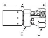 Female British Standard Parallel Pipe (BSPP) Swivel - E Series