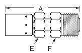 Male Inverted  Swivel - E Series