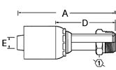 Male Inverted  Swivel - Z Series