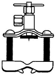 Self-Piercing Valve with Clamp