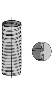 Interlock Metal Hose - Galvanized Assembly