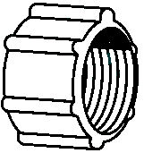 Polyline Compression Nut