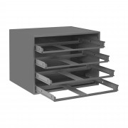 Large Slide Rack, 4 Compartments