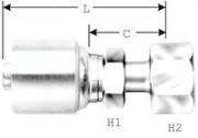 Female Flat-Face (FOR-Seal) O-Ring Swivel - G Series