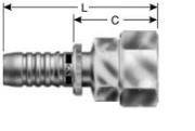 Female British Standard Parallel Pipe (BSPP) O-Ring Swivel - GS Series