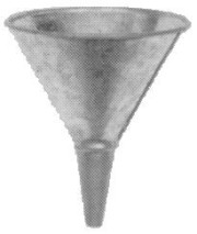 Galvanized Funnel - 1-Quart Capacity