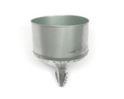 Galvanized Funnel - 8-Quart Capacity