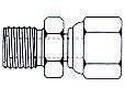 Male British Standard Pipe Parallel x Female British Standard Pipe Parallel - Swivel