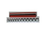 Socket Set - 3/8" Drive - 12 Pt. Standard Metric - 12 Pieces - Set No. WT349