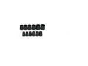 Socket Set - 3/8" Drive - 6 Pt. Standard Impact Metric - 12 Pieces - Set No. WT356