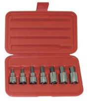 Socket Set - 1/2" Drive - Hex Bit - 7 Pieces - Set No.  WT405