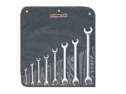 Open End Wrench Set - Full Polish - 8 Pieces - Set No. WT738