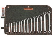 Combination Wrench Set - 12 Pt. Metric  - 15 Pieces - Set No. WT752