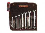 Combination Wrench Set - 12 Pt. Full Polish - 7 Pieces - Set No. WT907