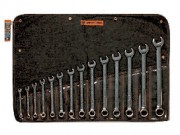 Combination Wrench Set - 12 Pt. Full Polish - 14 Pieces - Set No. WT914