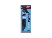 Hex L Key Tool Holder Set - Metric - Long Arm - 9 Pieces - Set No.  WT9E10609