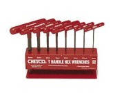 Hex Key T-Handle Set - Metric - 10 Pieces - Set No.  WT9E64611